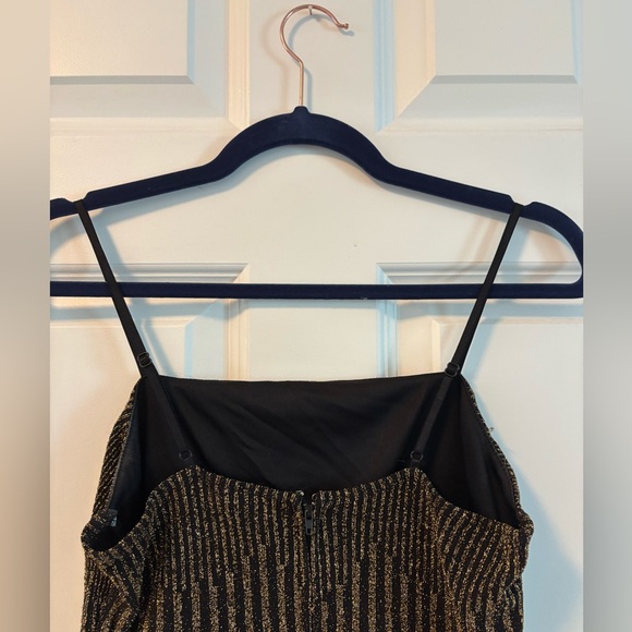 Altar'd State Black & Gold Mini Dress - Picture 7 of 8